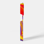 カラー魔法抽象芸術3Dレインボワート iPhoneケース (右側面)