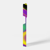 カラー魔法抽象芸術3Dレインボワート iPhoneケース (右側面)
