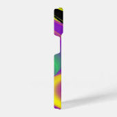 カラー魔法抽象芸術3Dレインボワート iPhoneケース (右側面)