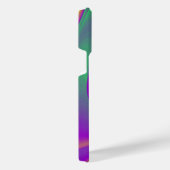 カラー魔法抽象芸術3Dレインボワート iPhoneケース (右側面)