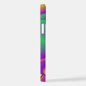 カラー魔法抽象芸術3Dレインボワート iPhoneケース (右側面)