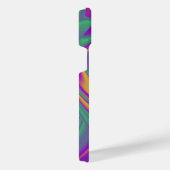 カラー魔法抽象芸術3Dレインボワート iPhoneケース (右側面)