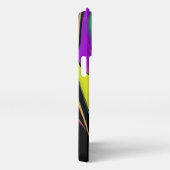 カラー魔法抽象芸術3Dレインボワート iPhoneケース (右側面)