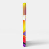 カラー魔法抽象芸術3Dレインボワート iPhoneケース (右側面)