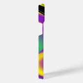 カラー魔法抽象芸術3Dレインボワート iPhoneケース (右側面)