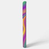 カラー魔法抽象芸術3Dレインボワート SAMSUNG GALAXYケース (左側面)