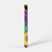 カラー魔法抽象芸術3Dレインボワート SAMSUNG GALAXYケース (右側面)