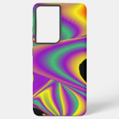 カラー魔法抽象芸術3Dレインボワート SAMSUNG GALAXYケース (裏面)