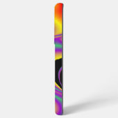 カラー魔法抽象芸術3Dレインボワート SAMSUNG GALAXYケース (裏面横)