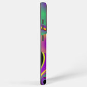 カラー魔法抽象芸術3Dレインボワート SAMSUNG GALAXYケース (右側面)