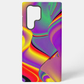 カラー魔法抽象芸術3Dレインボワート SAMSUNG GALAXYケース (裏面)