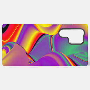 カラー魔法抽象芸術3Dレインボワート SAMSUNG GALAXY S22 ULTRAケース