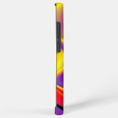 カラー魔法抽象芸術3Dレインボワート SAMSUNG GALAXYケース (右側面)