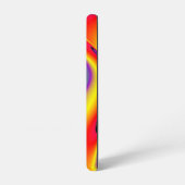 カラー魔法抽象芸術3Dレインボワート SAMSUNG GALAXYケース (左側面)