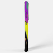 カラー魔法抽象芸術3Dレインボワート SAMSUNG GALAXYケース (右側面)