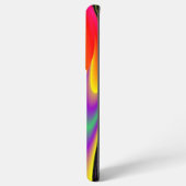 カラー魔法抽象芸術3Dレインボワート SAMSUNG GALAXYケース (左側面)