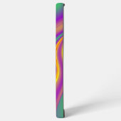 カラー魔法抽象芸術3Dレインボワート SAMSUNG GALAXYケース (左側面)