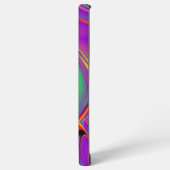 カラー魔法抽象芸術3Dレインボワート SAMSUNG GALAXYケース (左側面)