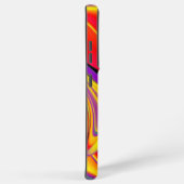 カラー魔法抽象芸術3Dレインボワート SAMSUNG GALAXYケース (右側面)