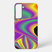 カラー魔法抽象芸術3Dレインボワート SAMSUNG GALAXYケース (裏面)