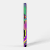 カラー魔法抽象芸術3Dレインボワート SAMSUNG GALAXYケース (右側面)