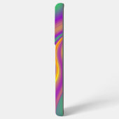 カラー魔法抽象芸術3Dレインボワート SAMSUNG GALAXYケース (裏面横)