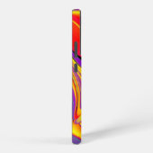 カラー魔法抽象芸術3Dレインボワート SAMSUNG GALAXYケース (右側面)