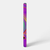 カラー魔法抽象芸術3Dレインボワート SAMSUNG GALAXYケース (左側面)