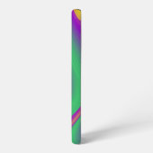 カラー魔法抽象芸術3Dレインボワート SAMSUNG GALAXYケース (左側面)