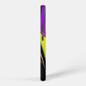 カラー魔法抽象芸術3Dレインボワート SAMSUNG GALAXYケース (右側面)