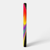 カラー魔法抽象芸術3Dレインボワート SAMSUNG GALAXYケース (左側面)