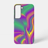 カラー魔法抽象芸術3Dレインボワート SAMSUNG GALAXYケース (裏面)