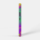 カラー魔法抽象芸術3Dレインボワート SAMSUNG GALAXYケース (右側面)