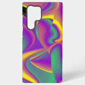 カラー魔法抽象芸術3Dレインボワート SAMSUNG GALAXYケース (裏面)