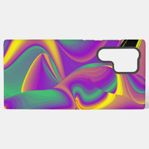 カラー魔法抽象芸術3Dレインボワート SAMSUNG GALAXY S22 ULTRAケース