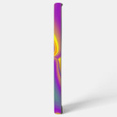 カラー魔法抽象芸術3Dレインボワート SAMSUNG GALAXYケース (左側面)