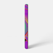 カラー魔法抽象芸術3Dレインボワート SAMSUNG GALAXYケース (左側面)