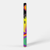 カラー魔法抽象芸術3Dレインボワート SAMSUNG GALAXYケース (右側面)