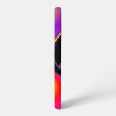 カラー魔法抽象芸術3Dレインボワート SAMSUNG GALAXYケース (左側面)