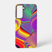 カラー魔法抽象芸術3Dレインボワート SAMSUNG GALAXYケース (裏面)