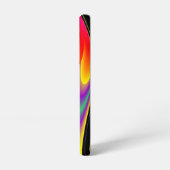 カラー魔法抽象芸術3Dレインボワート SAMSUNG GALAXYケース (左側面)