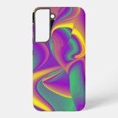 カラー魔法抽象芸術3Dレインボワート SAMSUNG GALAXYケース (裏面)