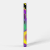 カラー魔法抽象芸術3Dレインボワート SAMSUNG GALAXYケース (右側面)