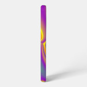 カラー魔法抽象芸術3Dレインボワート SAMSUNG GALAXYケース (左側面)