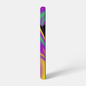 カラー魔法抽象芸術3Dレインボワート SAMSUNG GALAXYケース (左側面)