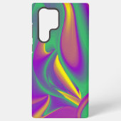 カラー魔法抽象芸術3Dレインボワート SAMSUNG GALAXYケース (裏面)