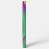 カラー魔法抽象芸術3Dレインボワート SAMSUNG GALAXYケース (左側面)