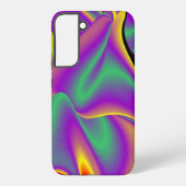 カラー魔法抽象芸術3Dレインボワート SAMSUNG GALAXYケース (裏面)