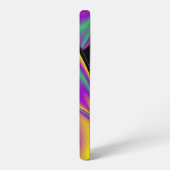 カラー魔法抽象芸術3Dレインボワート SAMSUNG GALAXYケース (左側面)