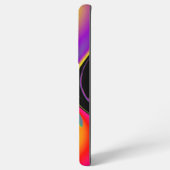 カラー魔法抽象芸術3Dレインボワート SAMSUNG GALAXYケース (左側面)
